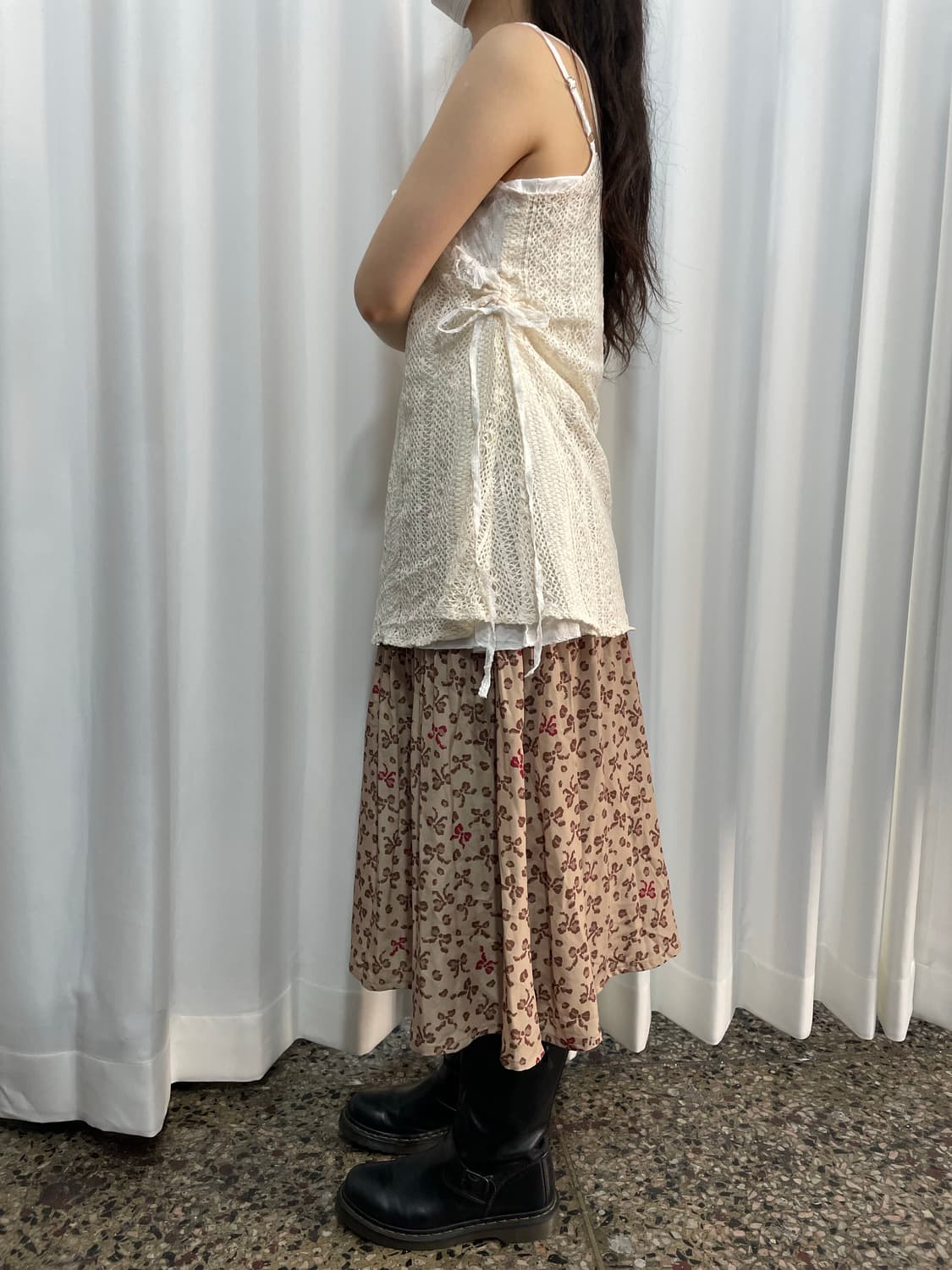 ribbon leopard midi skirt 상품이미지4