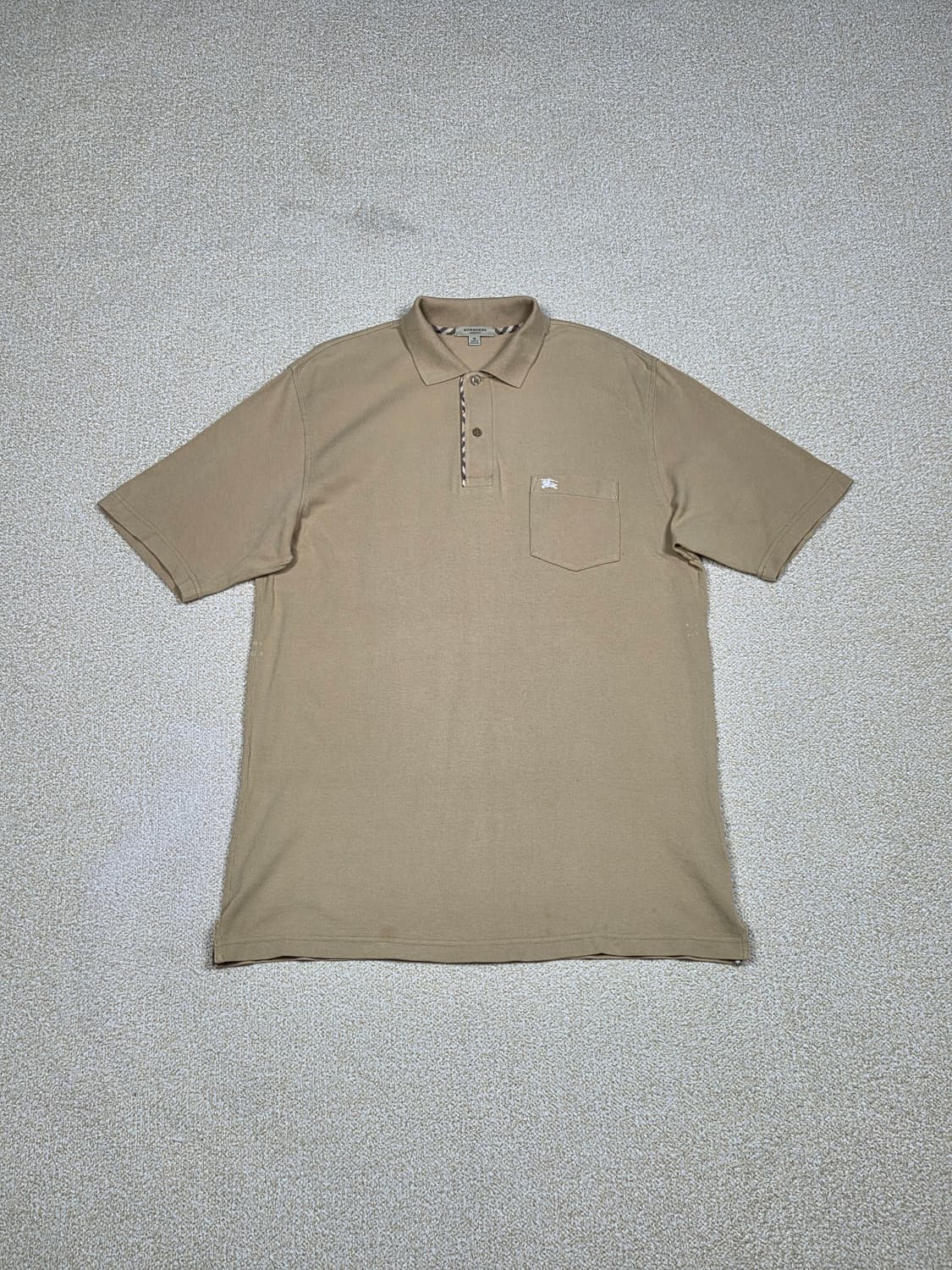 [버버리] 런던 노바체크 플래킷 포켓 피케 반팔 셔츠 | S00136 상품이미지1