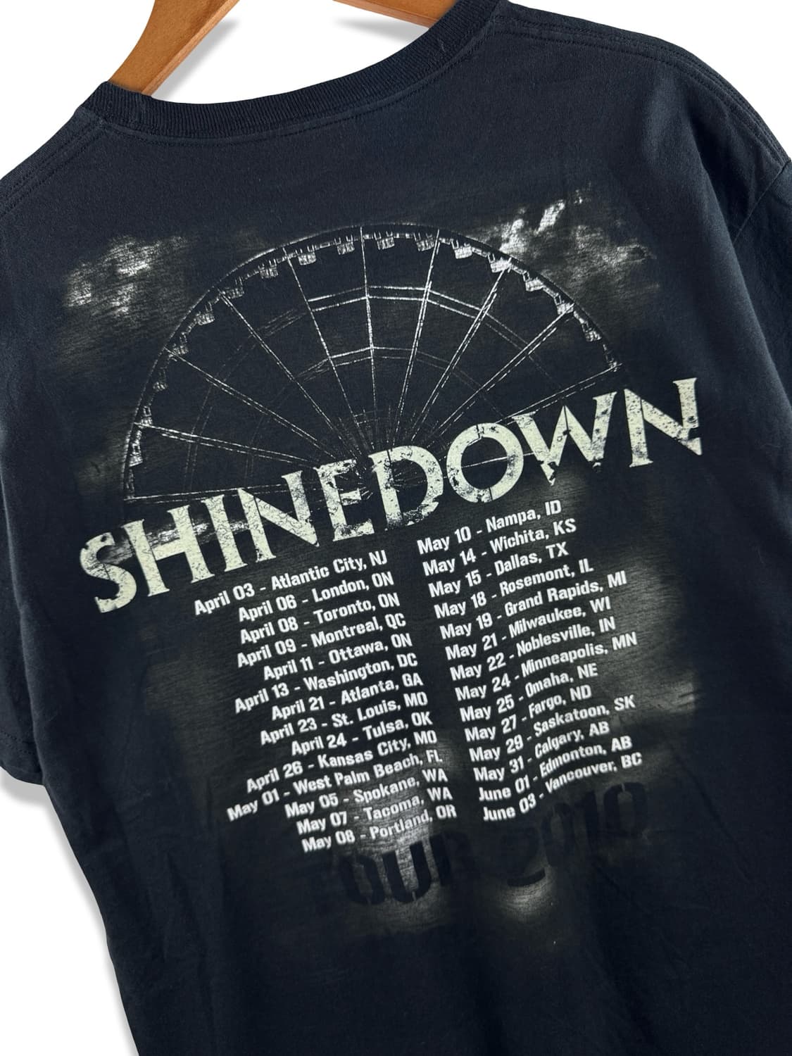 SHINEDOWN  2010 투어 티셔츠3215 상품이미지5