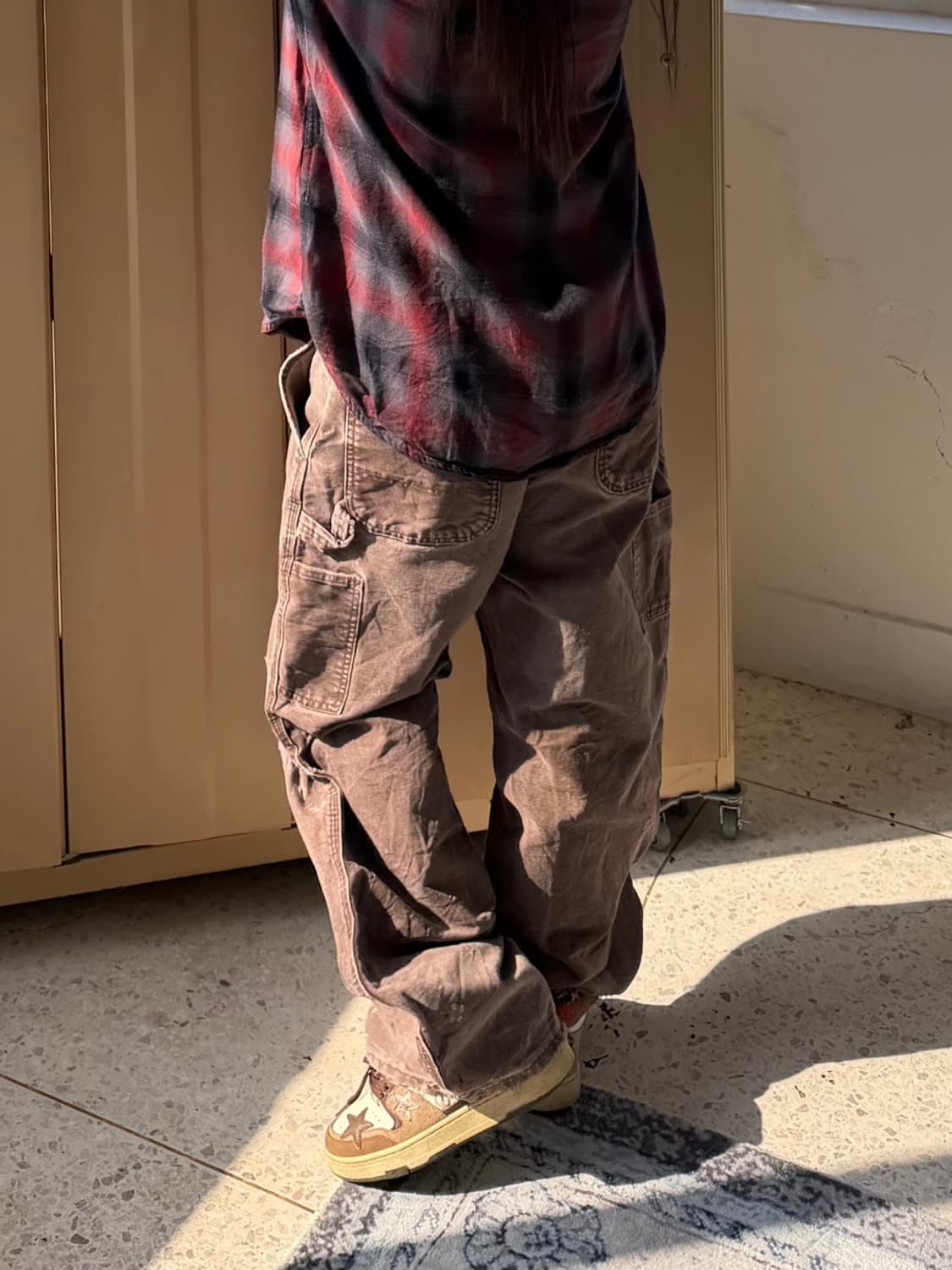 칼하트 카펜터 워크팬츠 브라운 상품이미지2