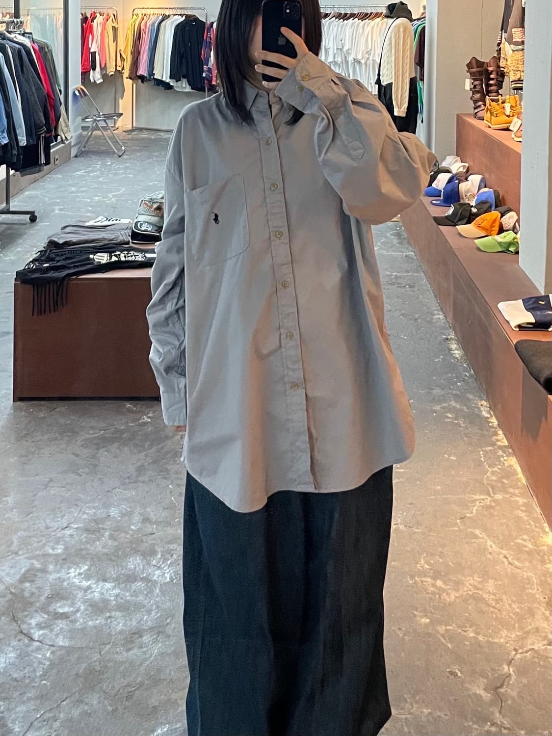 폴로 랄프로렌 솔리드 셔츠 H1024 상품이미지1