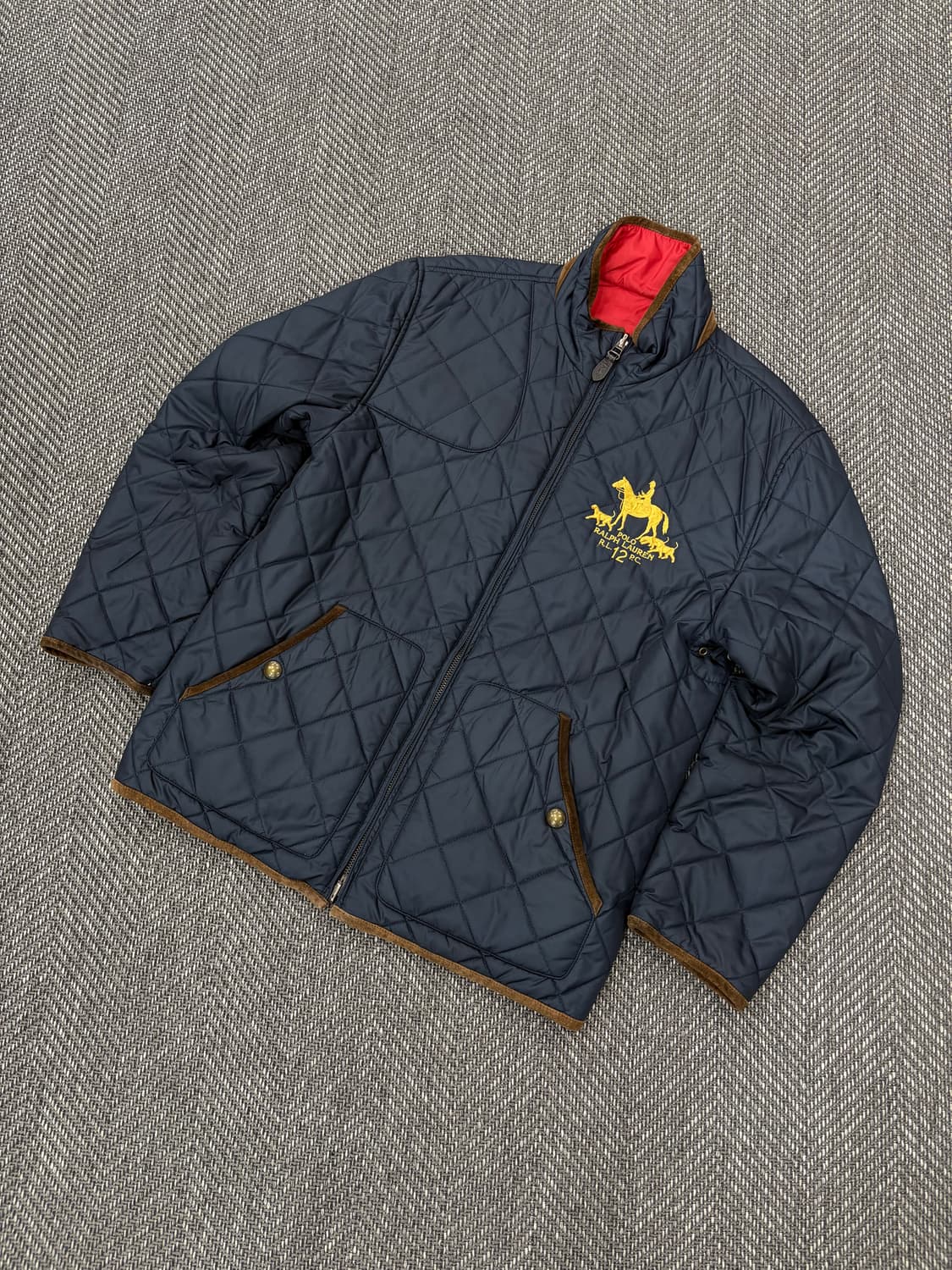 폴로랄프로렌 경량패딩 네이비 양면m 상품이미지1