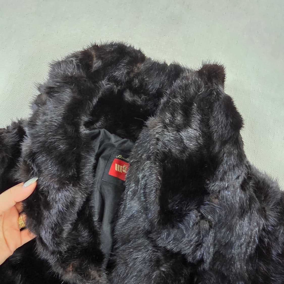 [실측확인] 마담포라 밍크퍼 자켓 점퍼 0126J1 상품이미지2