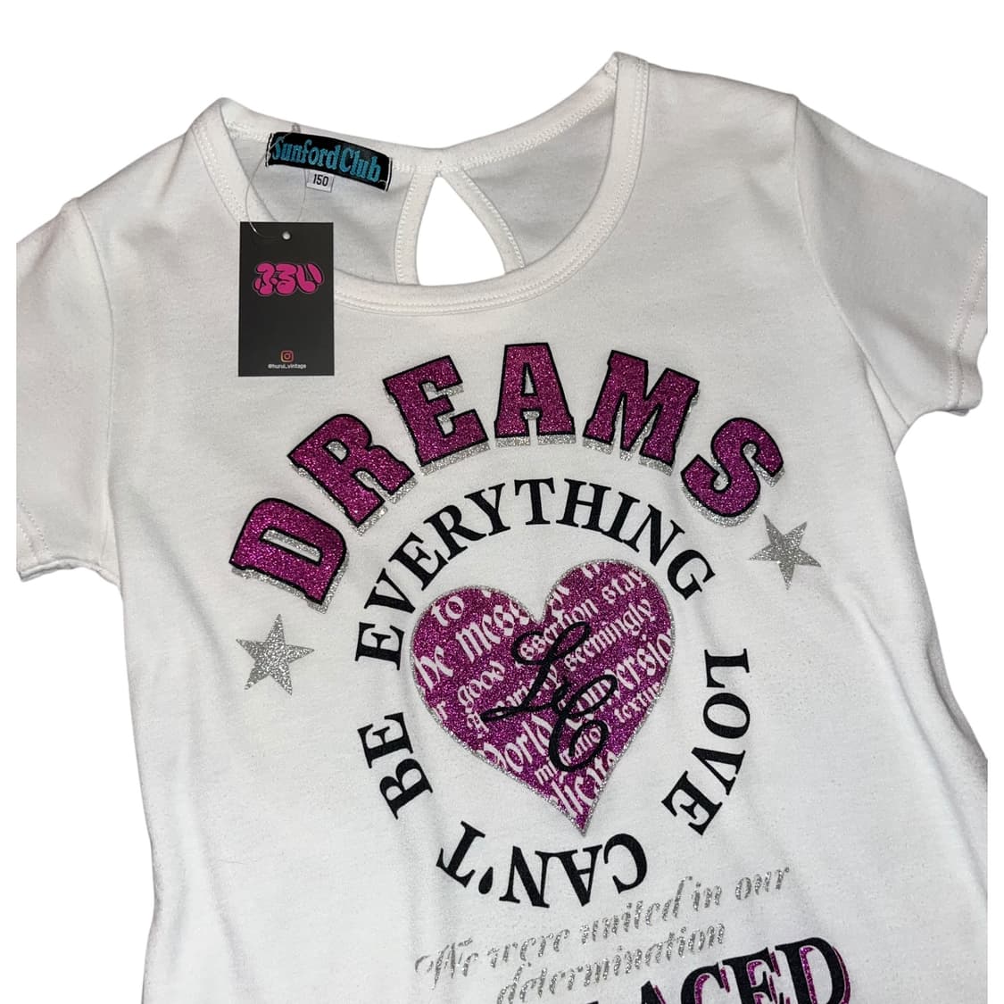 도트레이스 스커트 레이어드 글리터프린팅 반팔 원피스 키치갸루y2k 상품이미지2