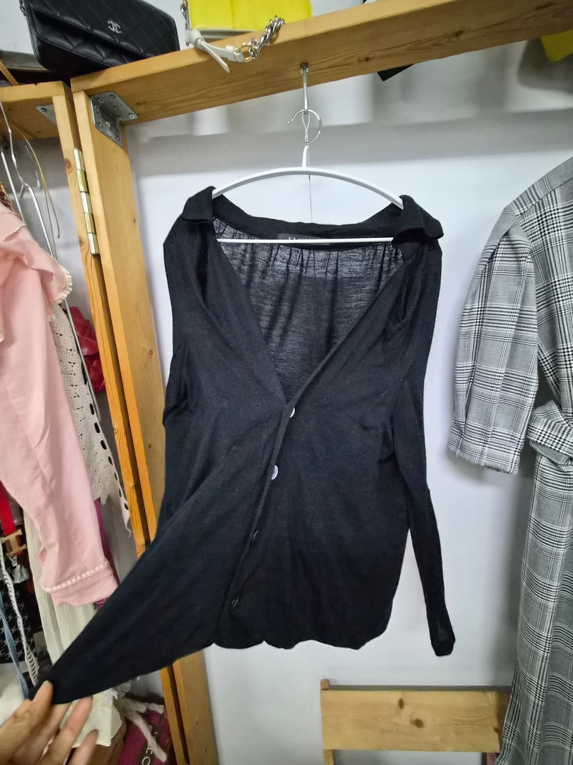 h's cabinet  오프 숄더 가디건 상품이미지4