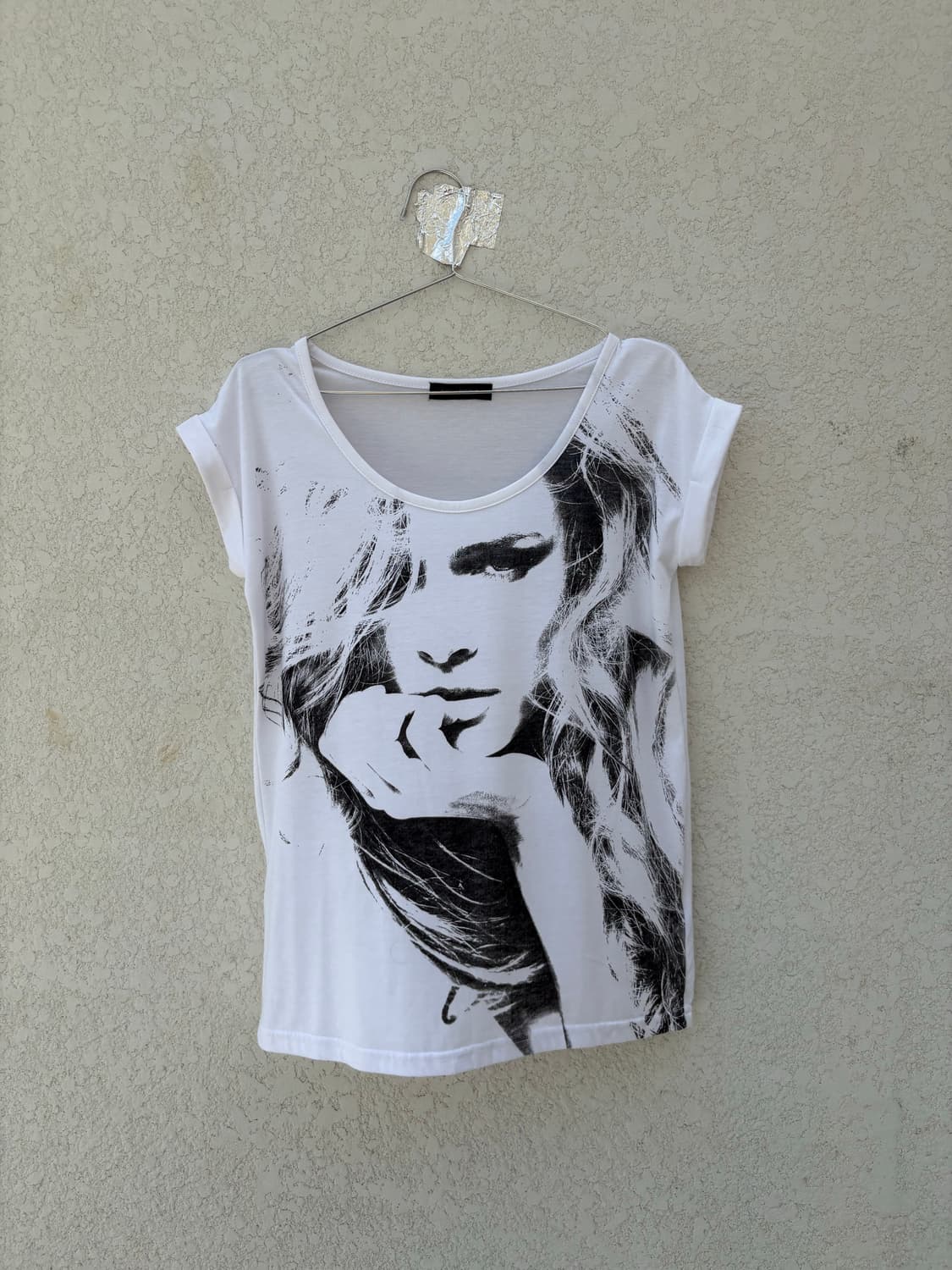 02 hot girl face printing top 상품이미지1