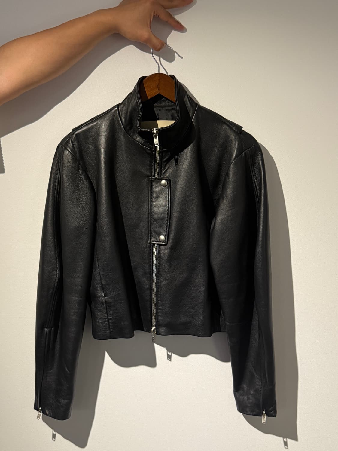 마뗑킴 양가죽 블랙 자켓 상품이미지6