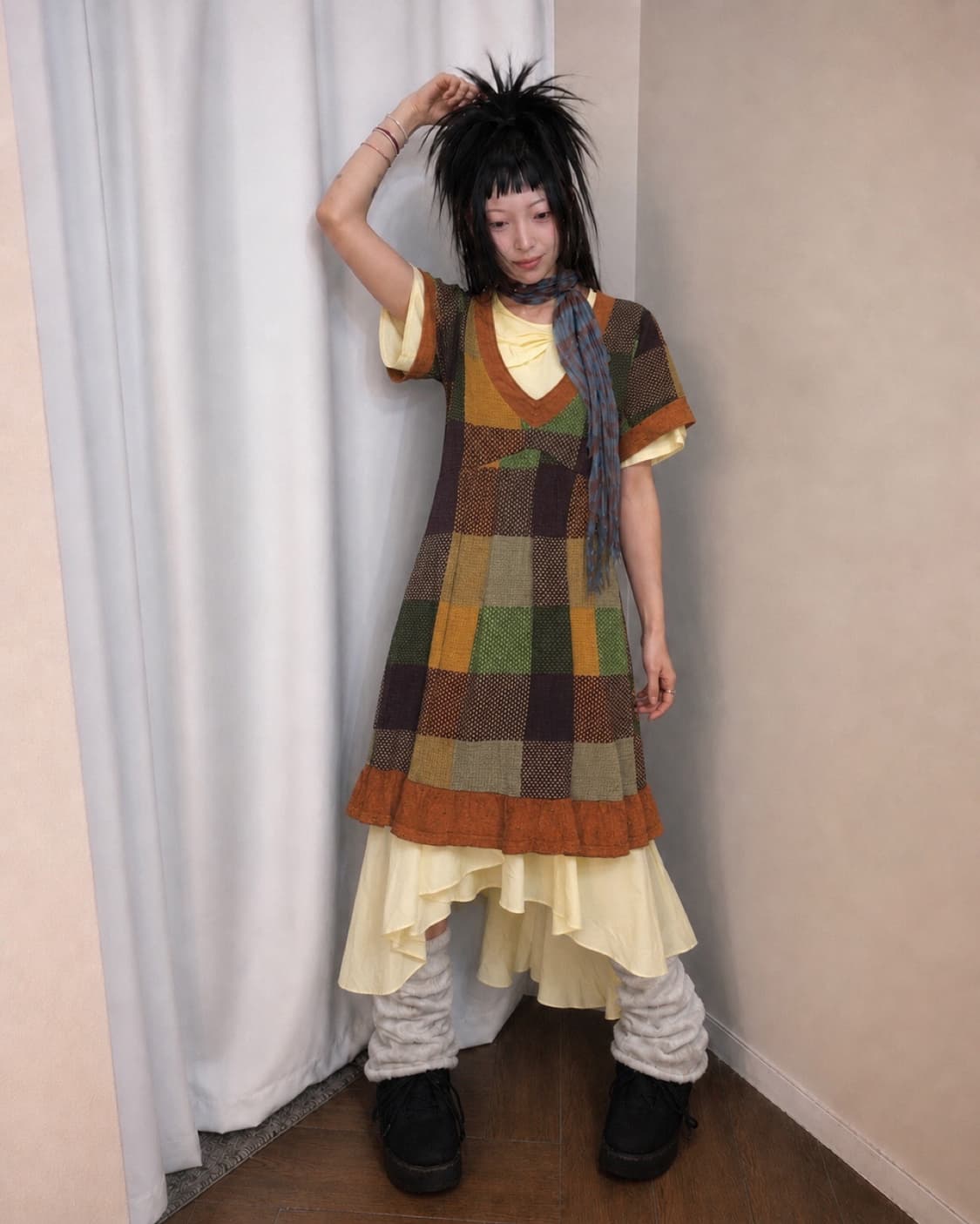 90s 빈티지 레이어드 코디 set 상품이미지2