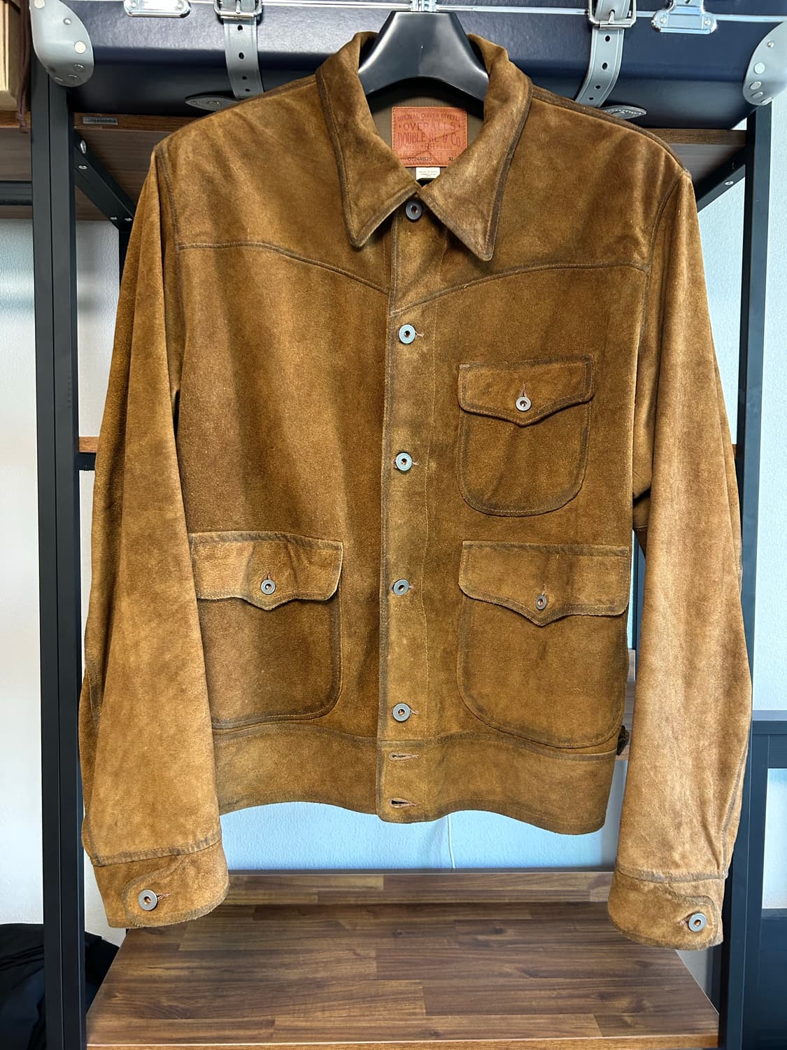 [XL] RRL 러프아웃 스웨이드 자켓 상품이미지1