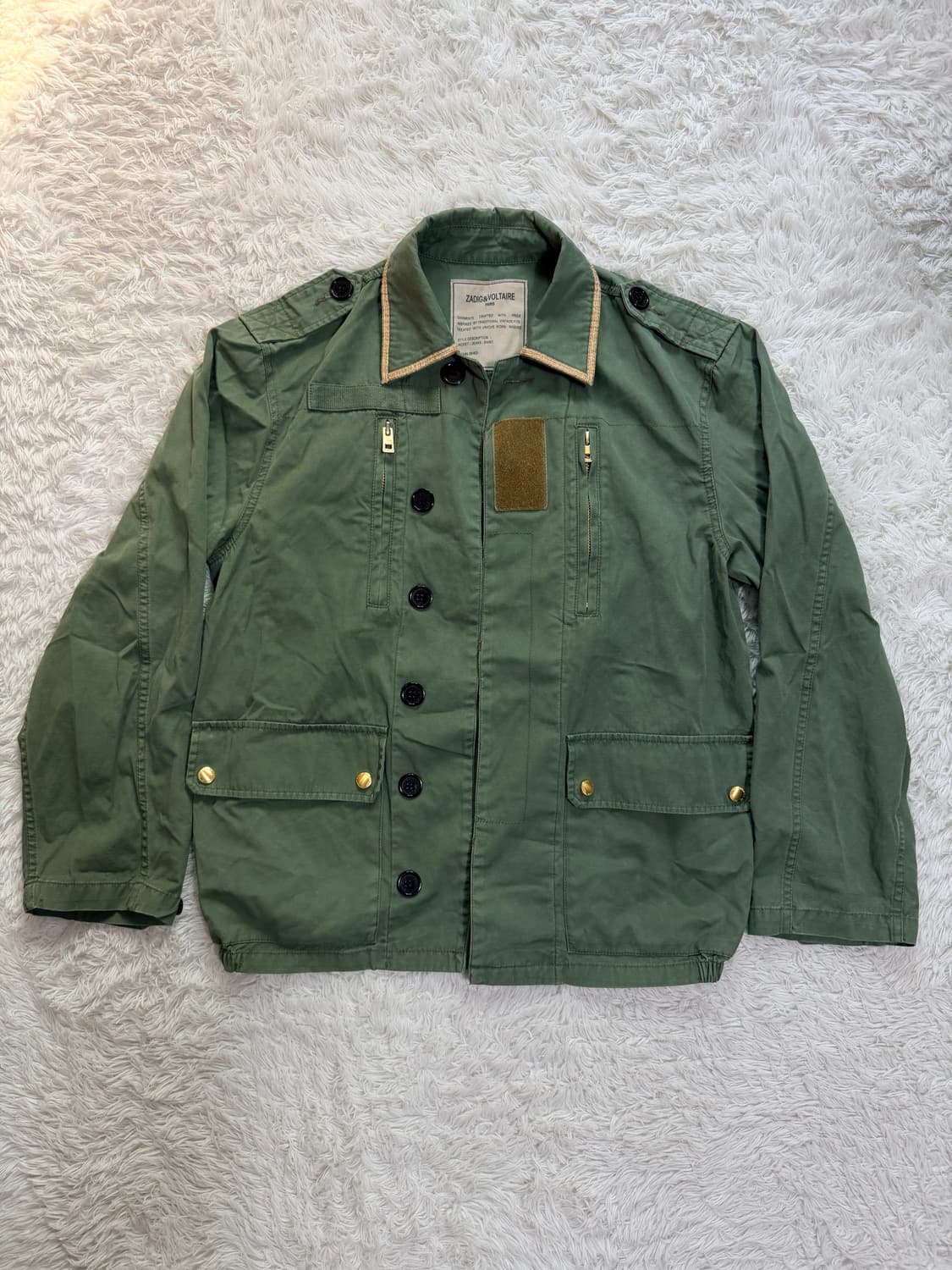 쟈딕앤볼테르 키드 버터플라이 밀리터리 필드 상품이미지1