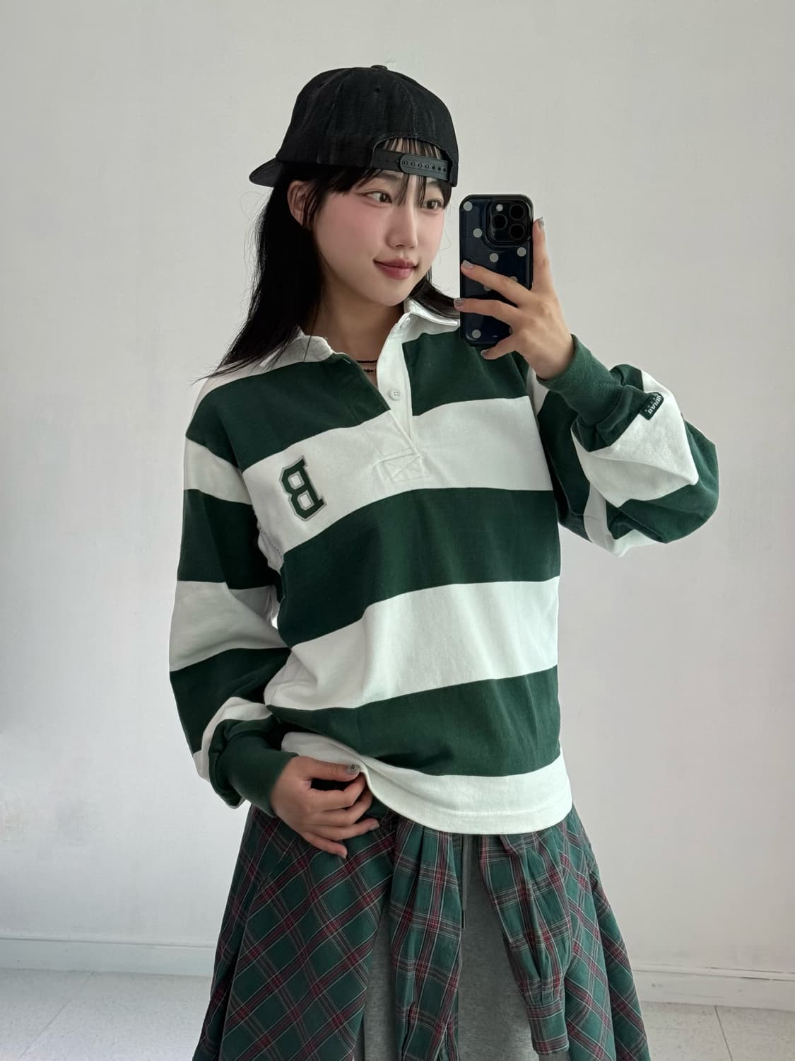 바바리안 그린 럭비 티셔츠 상품이미지2