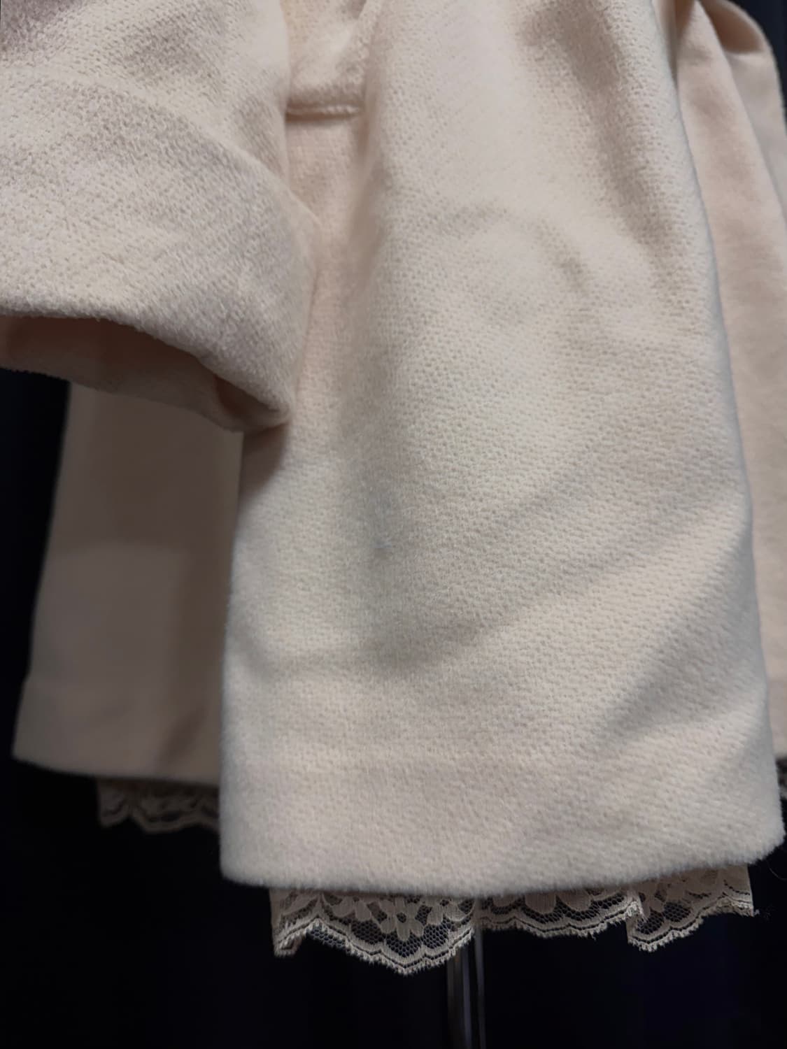 히메갸루 퍼카라 더블버튼 코트 라떼 스나계 리즈리사깔 상품이미지4