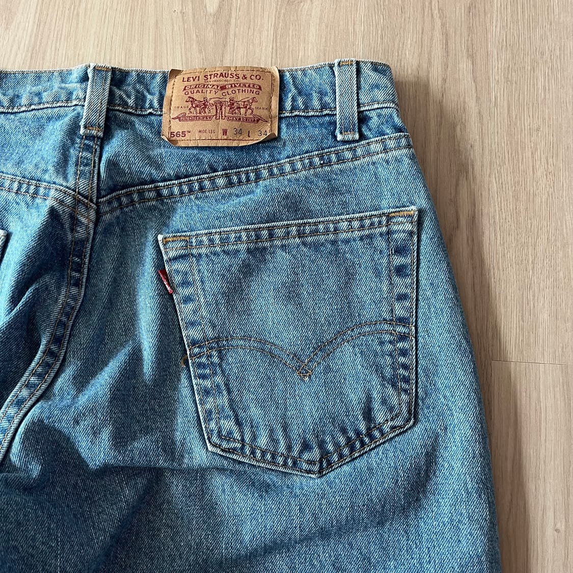 [34X34] 90s 빈티지 리바이스 565 컷오프 상품이미지4