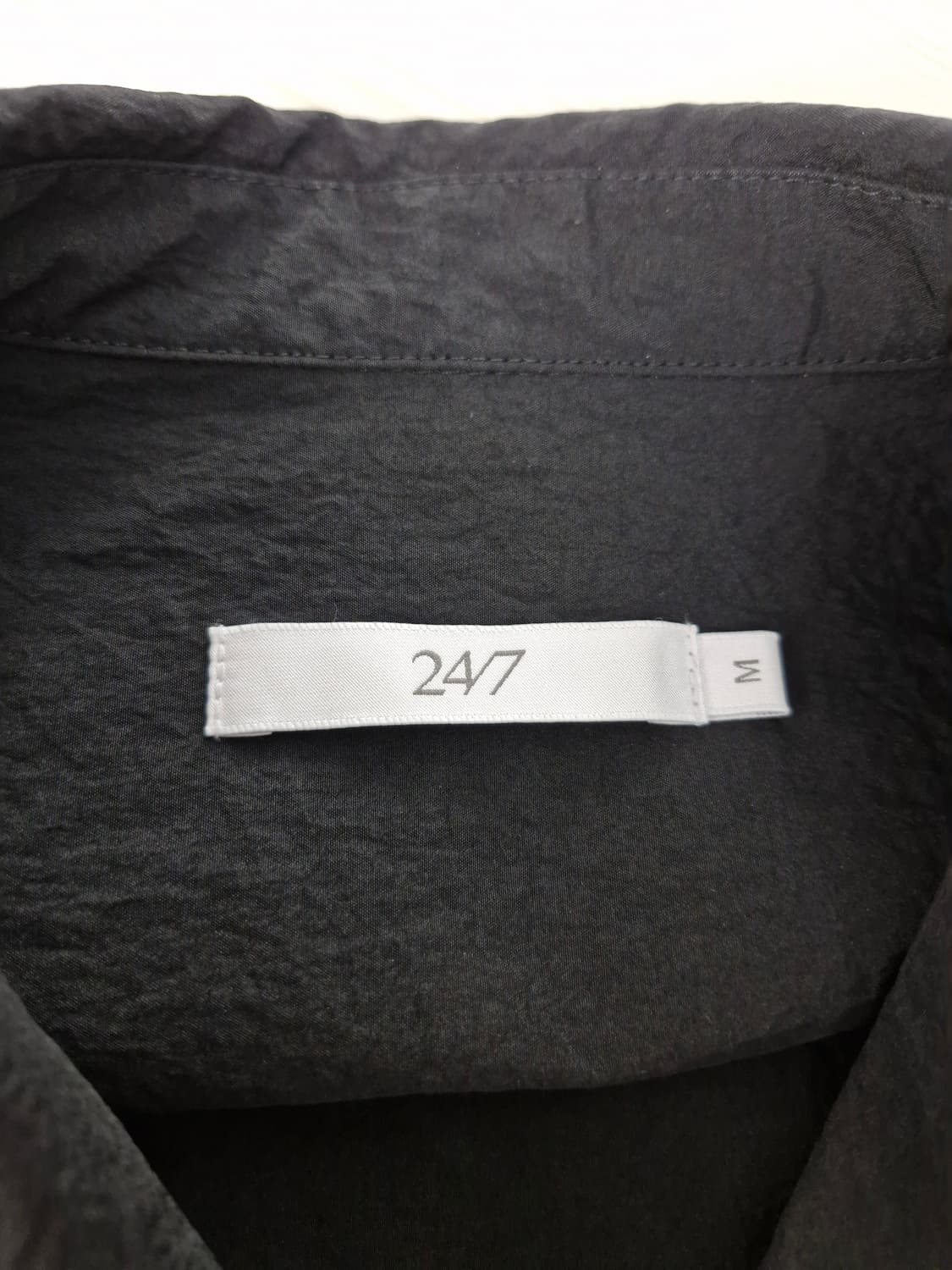 247시리즈(247SERIES)타슬란 유틸리티 하프 슬리브 셔츠 블랙 상품이미지6