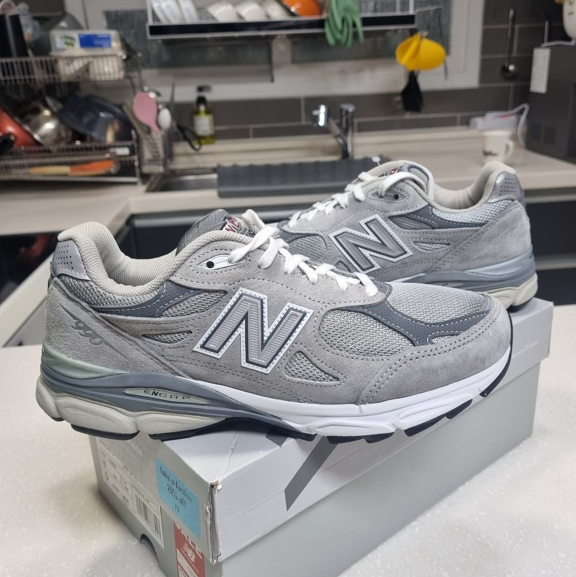 뉴발란스 990v3 그레이 [260] 새상품 상품이미지1
