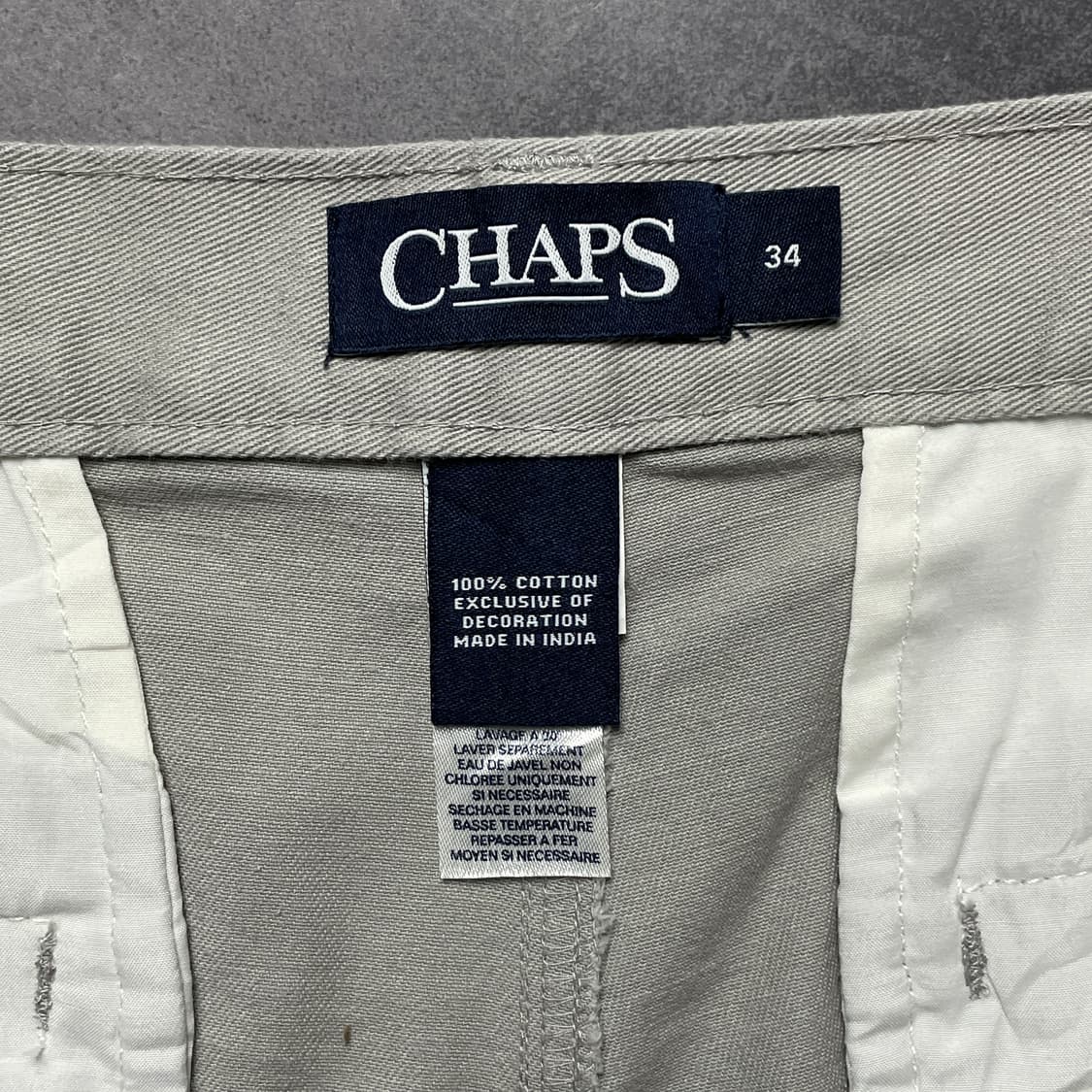 CHAPS 챕스 빈티지 라이트그레이 카고 쇼츠 A00985 상품이미지9