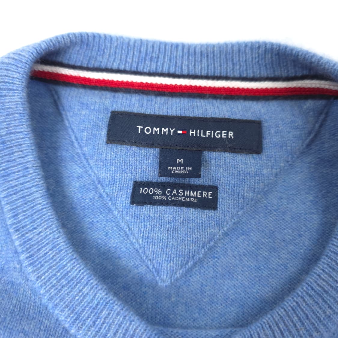 타미힐피거 캐시미어 니트 멜란지블루 (M) 상품이미지4