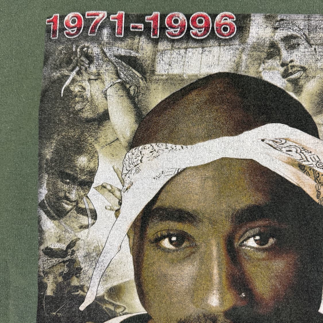 빈티지 90s 투팍 메모리얼 후드 Tupac Memorial Hoodie 상품이미지5