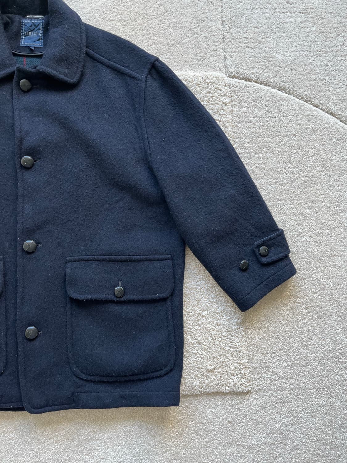 티베트 헤비 멜튼 울 코트 (103-105) 상품이미지3