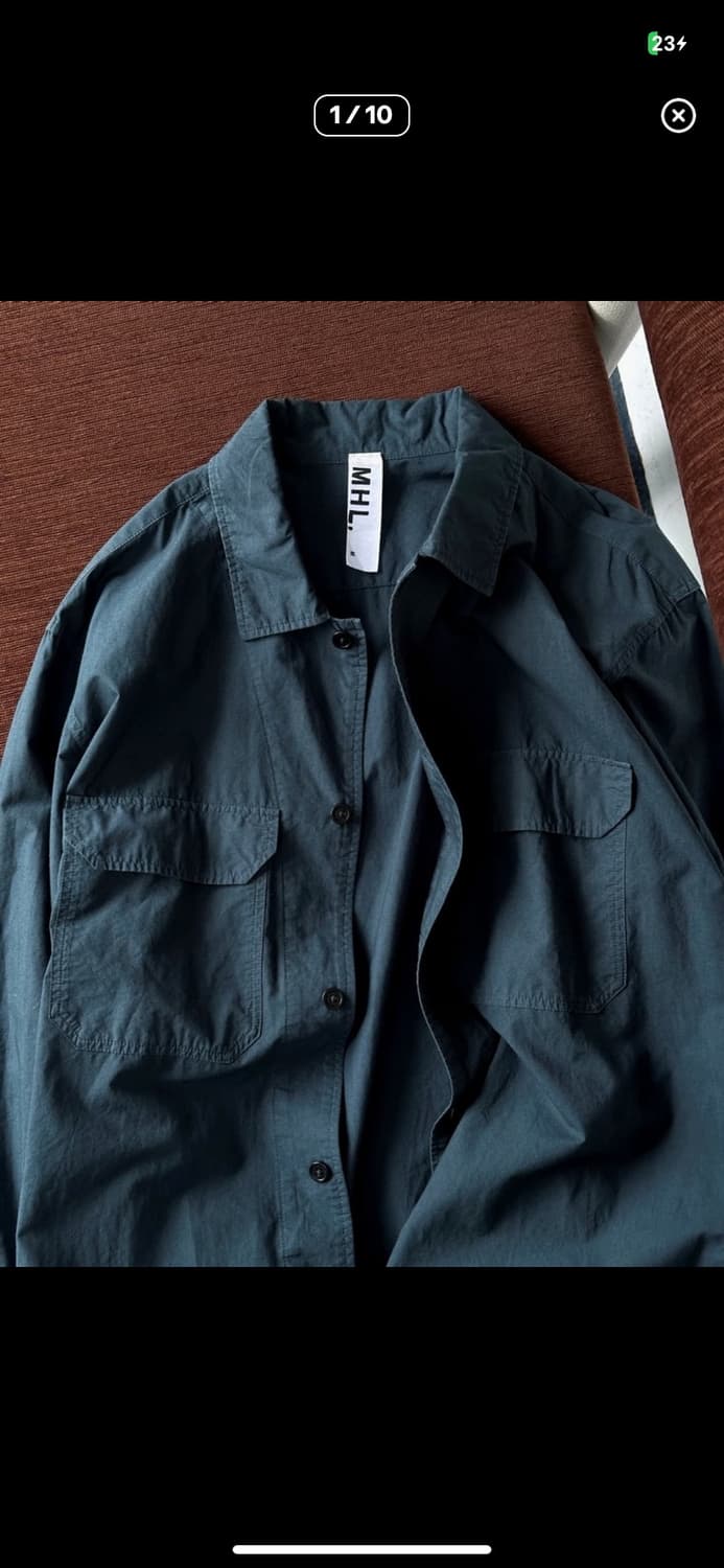 MHL 마가렛호웰 투포켓 셔츠 L 상품이미지1