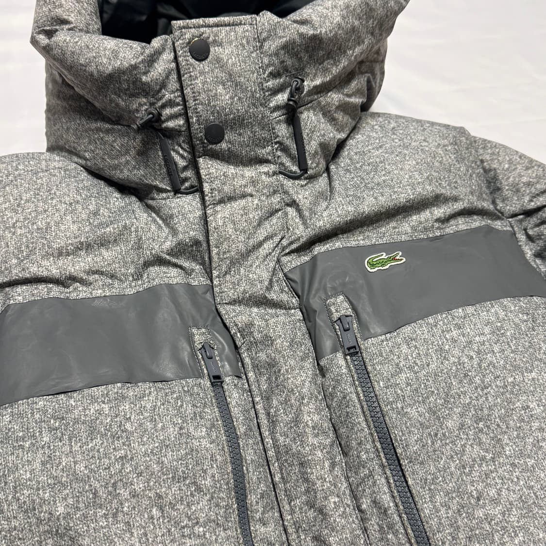 [100] 라코스테 덕다운 패딩 그레이 상품이미지2