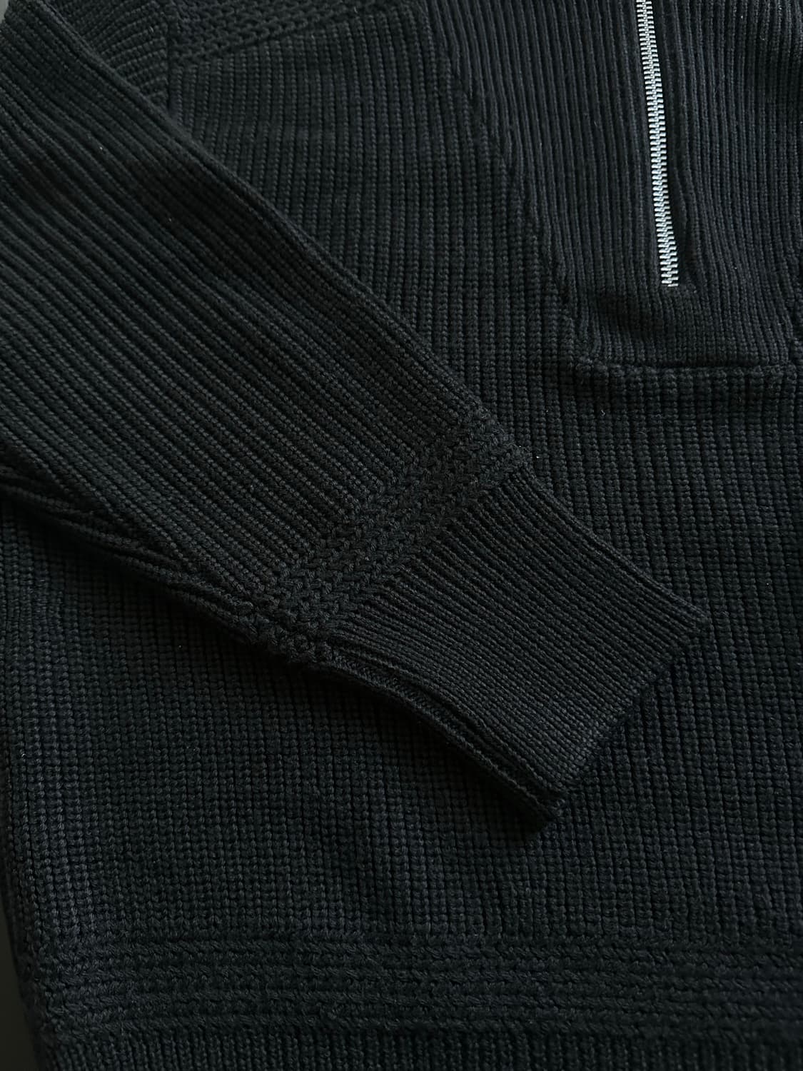 헤리티지 플로스 니트 반집업 상품이미지6