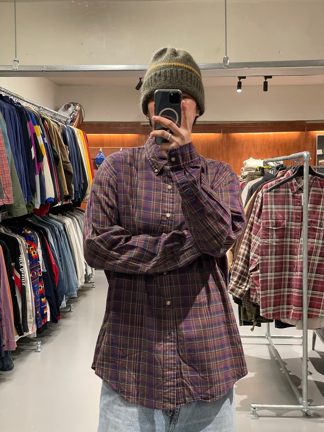 폴로 랄프로렌 체크 셔츠 상품이미지1