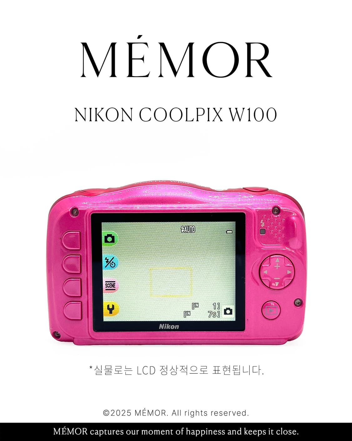 연예인/유튜버픽✨Nikon Coolpix W100 방수 니콘 빈티지디카 상품이미지5