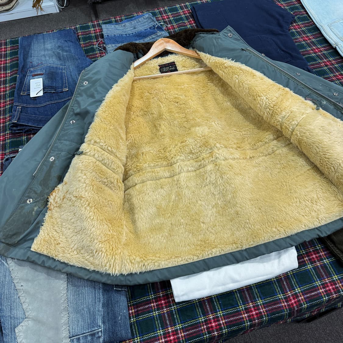 아메리칸 빈티지 쉐르파 파일럿 자켓 (L)   상품이미지4