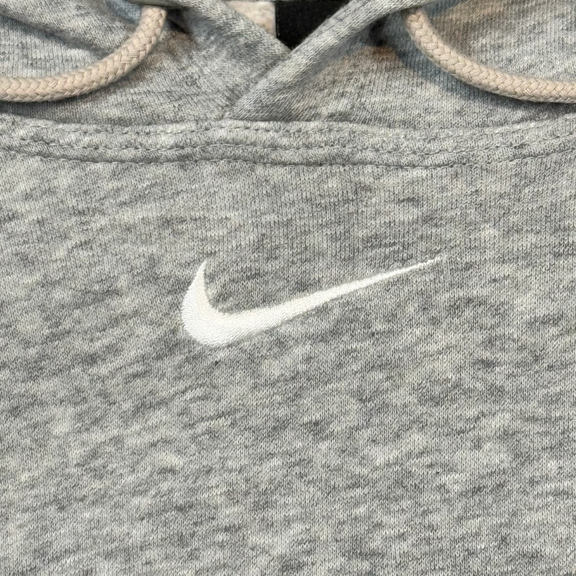 XL) 나이키 센터로고 스우시 후드티 그레이 상품이미지4