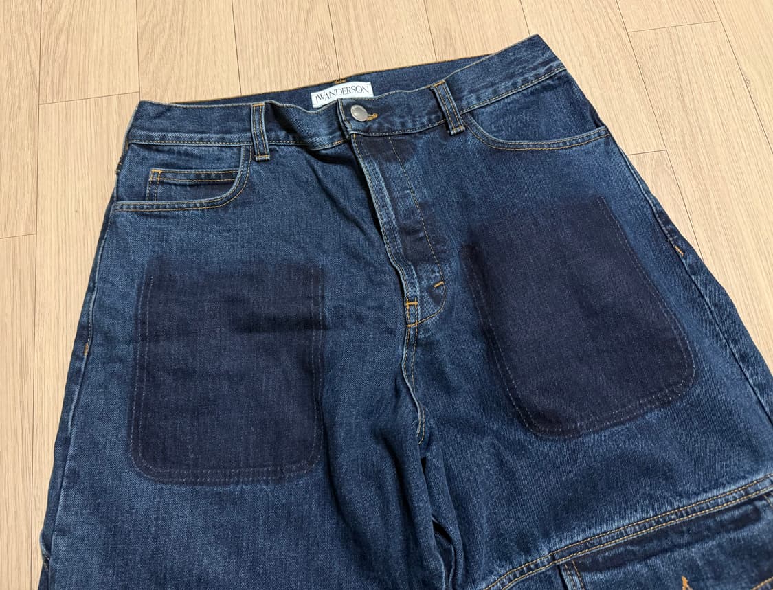 JW앤더슨(JW Anderson) 멀티 포켓 셀비지 데님 48 상품이미지3