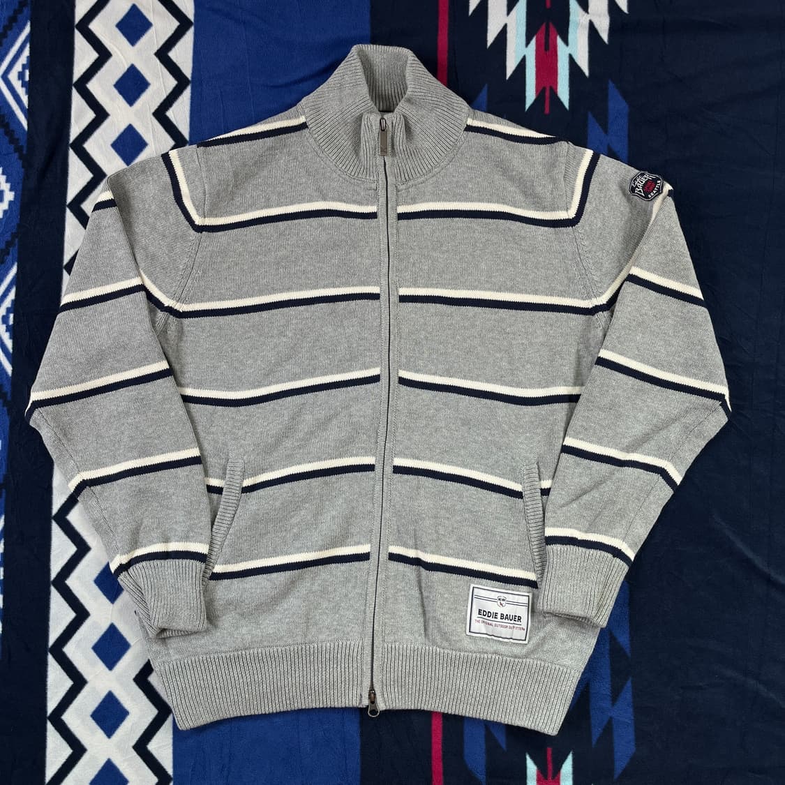 (EDDIE BAUER)에디바우어 울100 니트 (실측확인) 상품이미지1