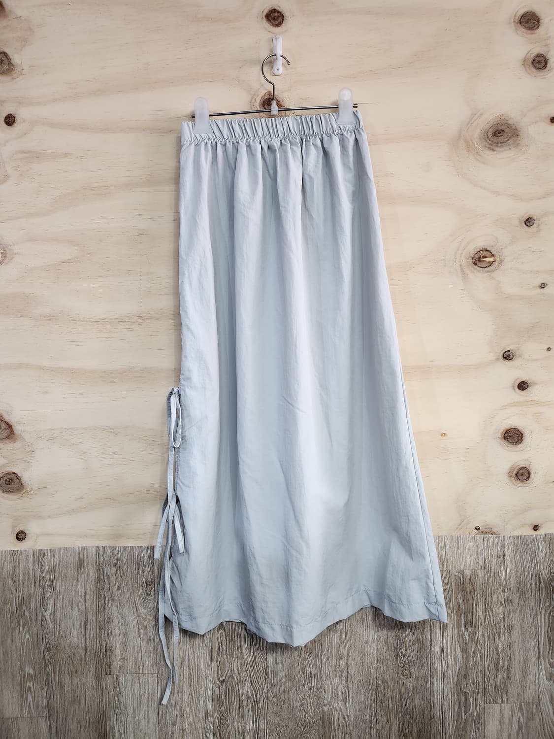 517) 끈 포인트 밴딩 롱 스커트 상품이미지2