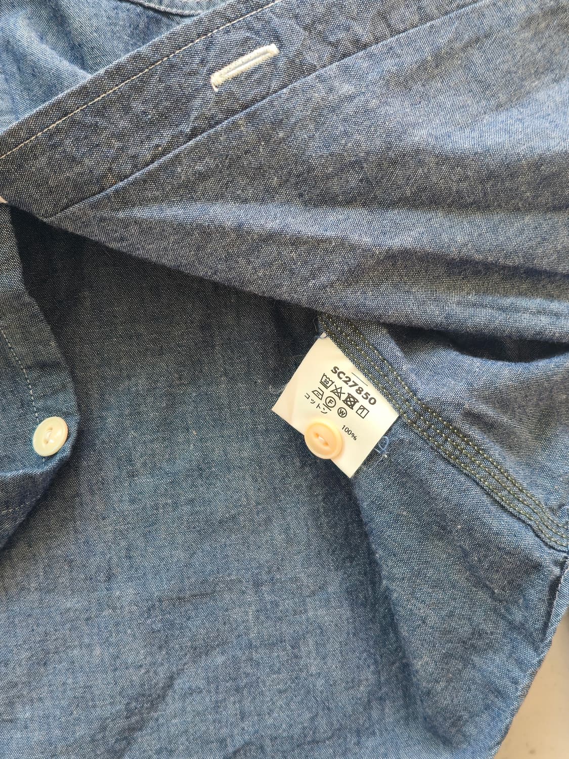 슈가케인 샴브레이 셔츠 상품이미지3