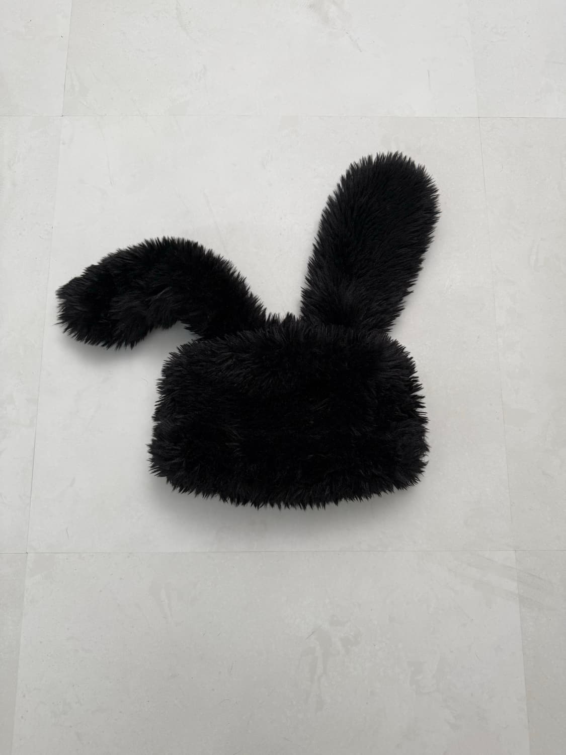 블랙 퍼 토끼 모자  상품이미지3