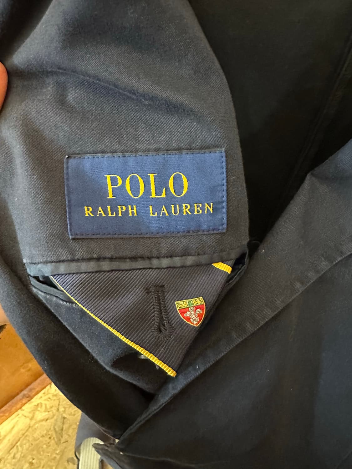 폴로 랄프로렌 치노 블레이저 자켓 네이비 M 상품이미지3