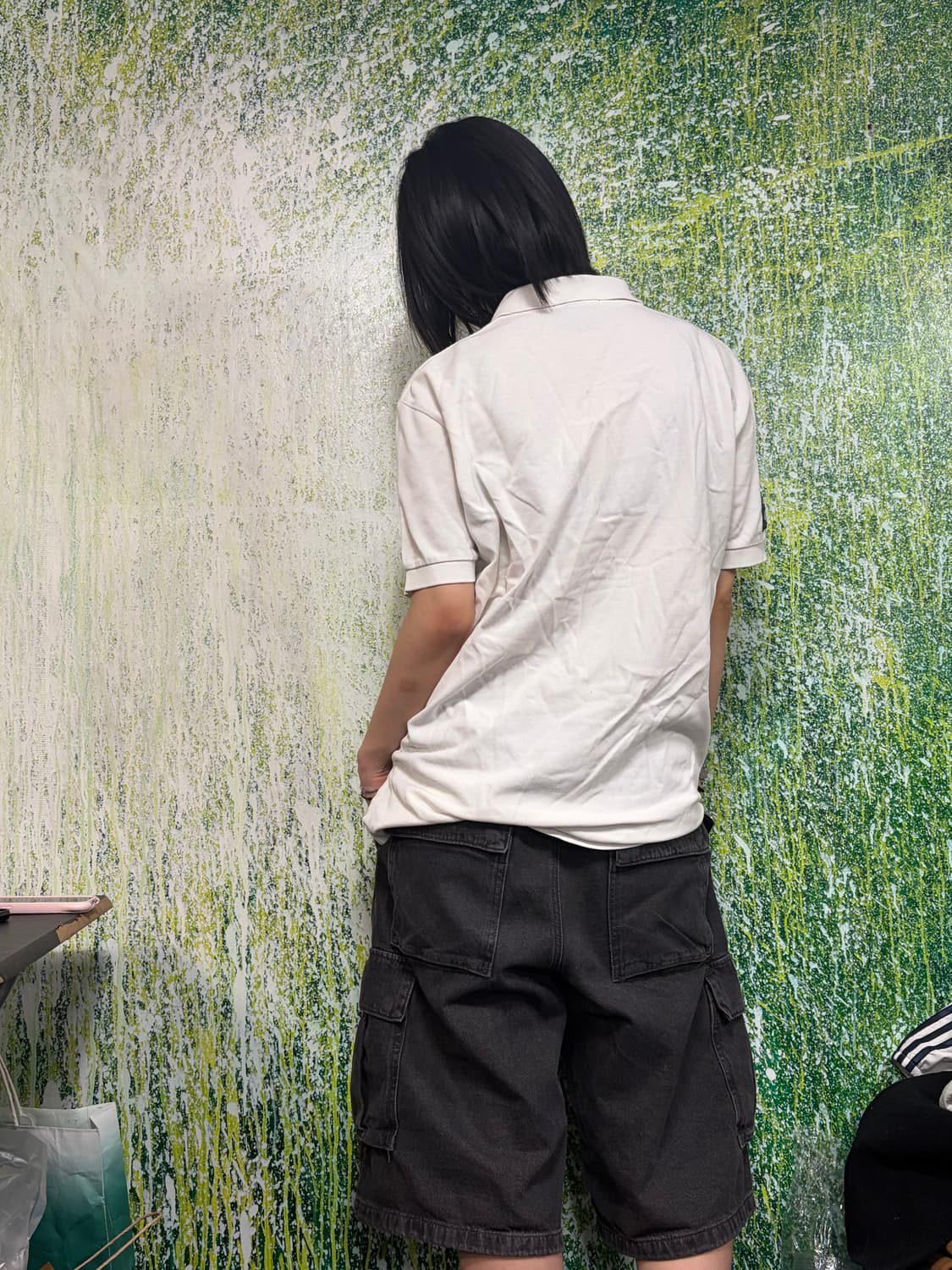 폴로 빅포니 치프키프 화이트 반팔 카라 티셔츠 M 상품이미지4