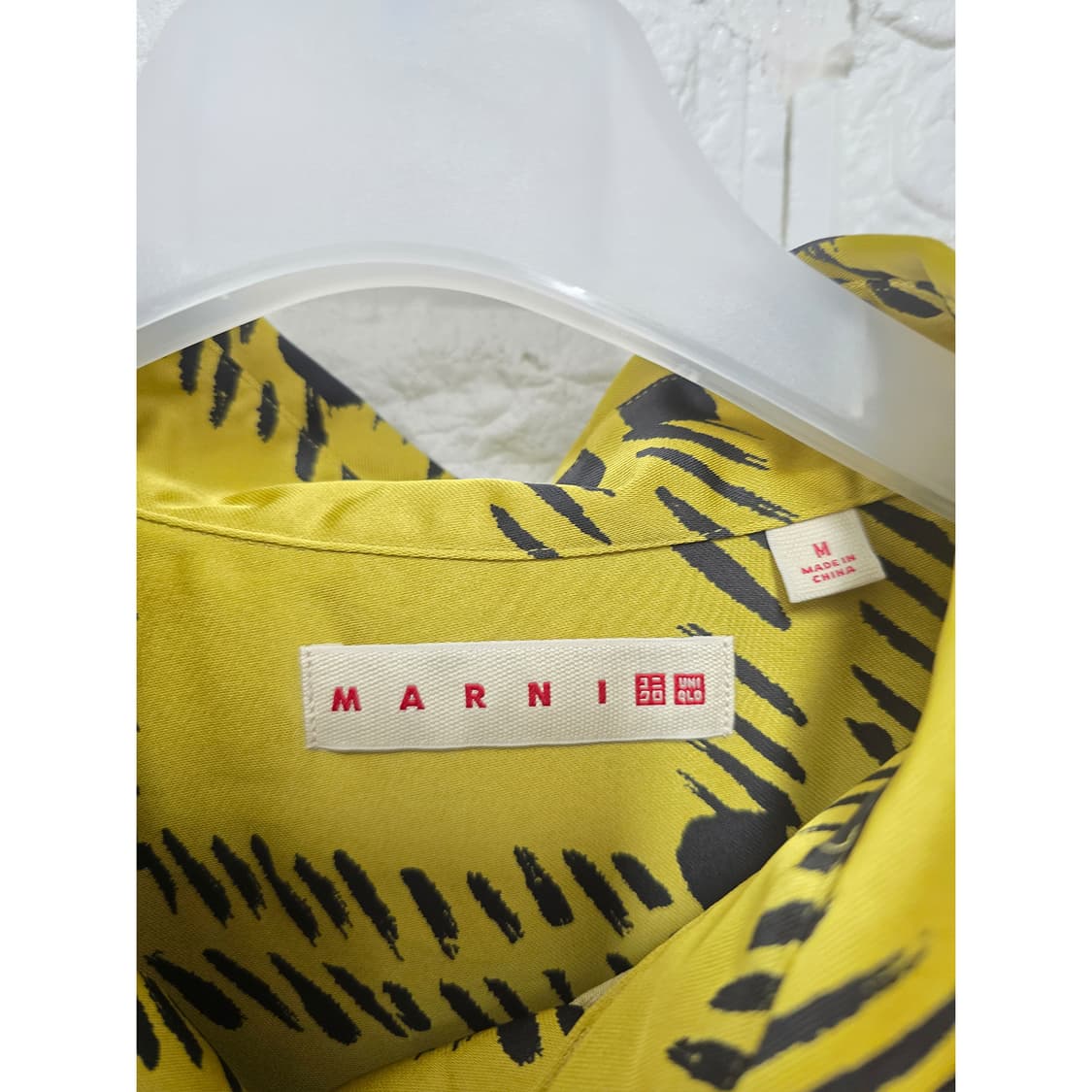 22s 마르니 MARNI 옐로우 체크 셔츠 Free 상품이미지2