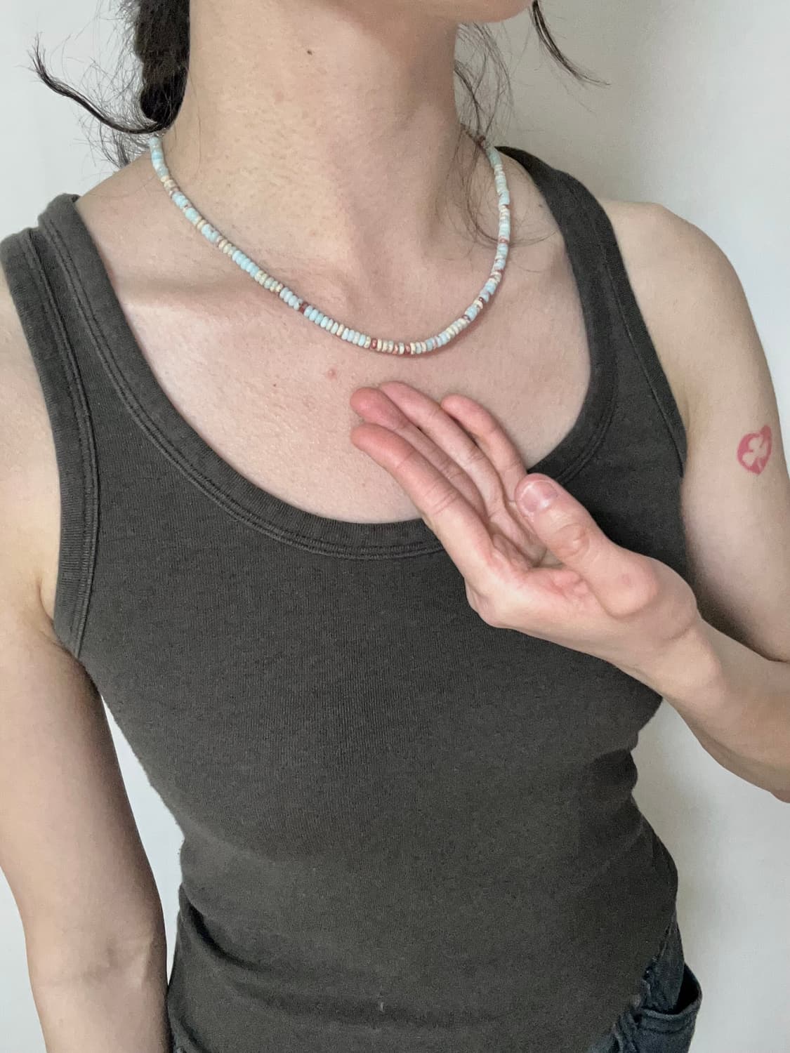 [핸드메이드] • 목걸이 • 민트향 커피잔 상품이미지4