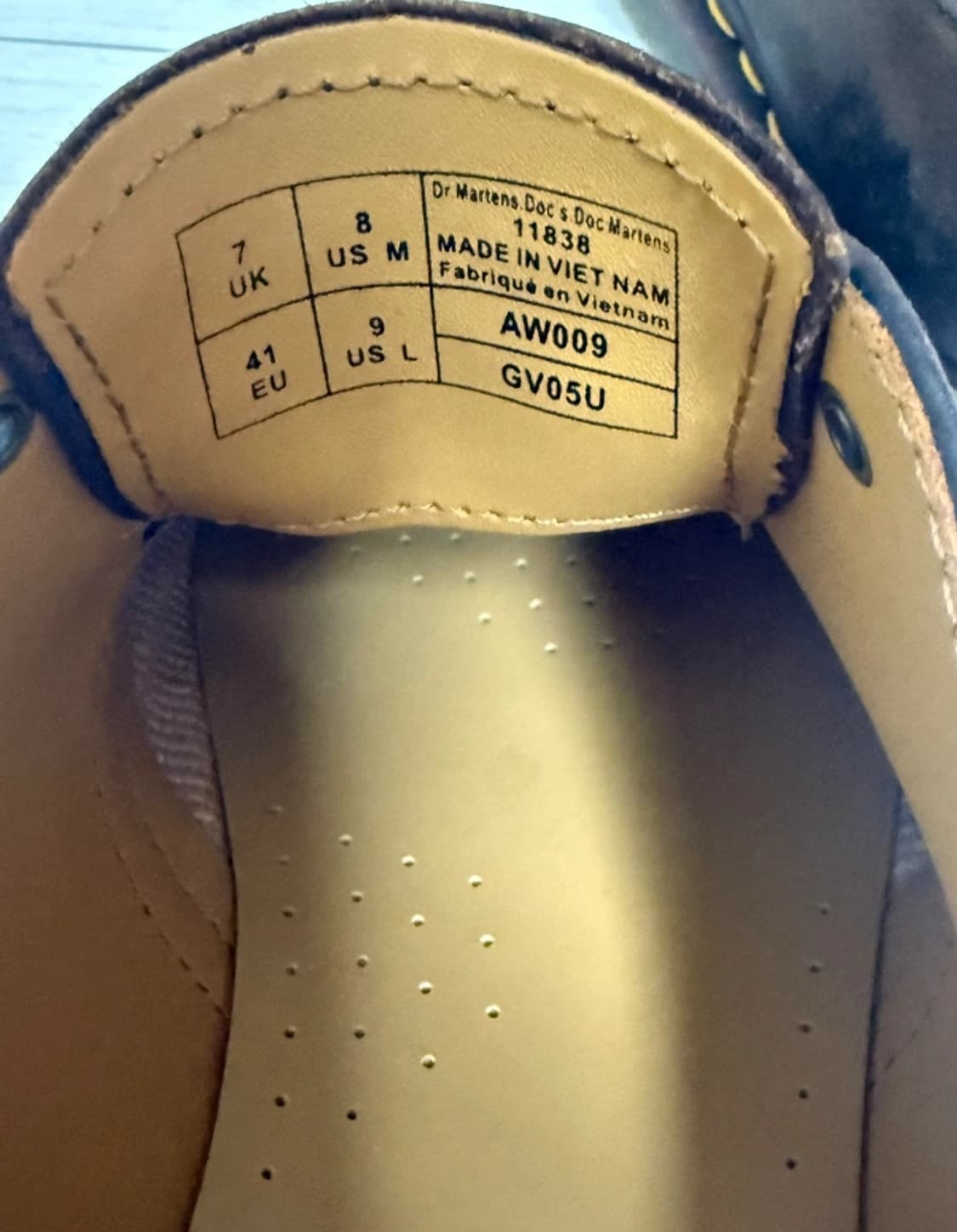 닥터마틴 1461 크레이지호스 브라운 260 상품이미지6