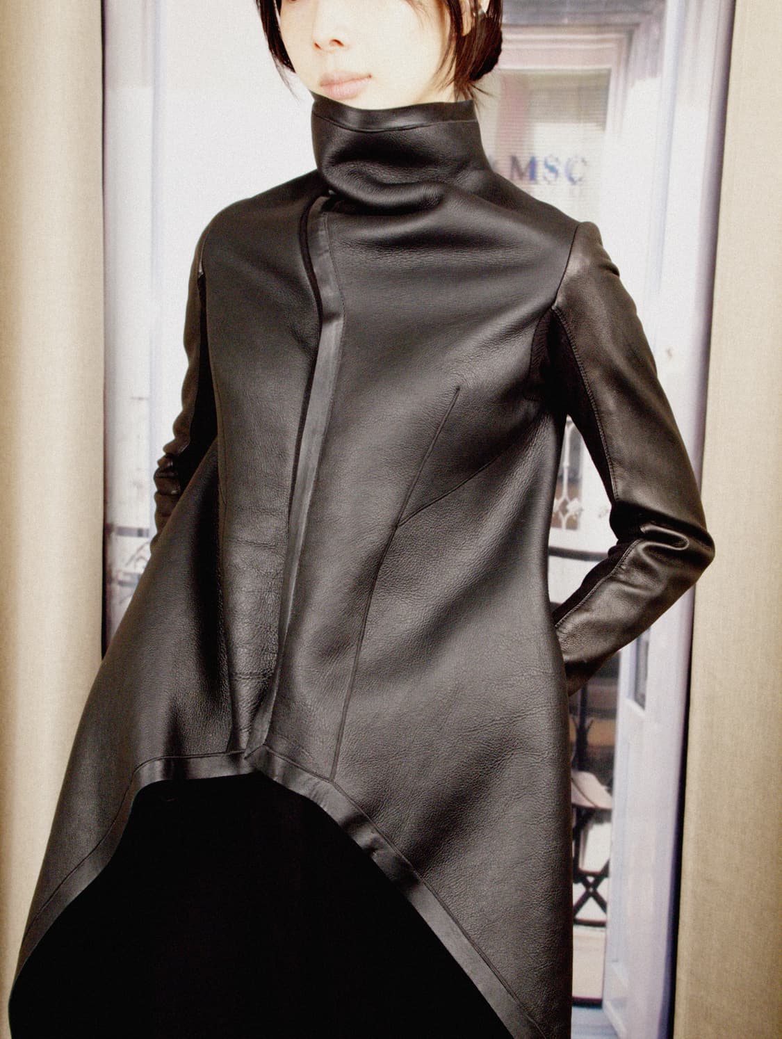 Lamb Mouton Leather Jacket 상품이미지1