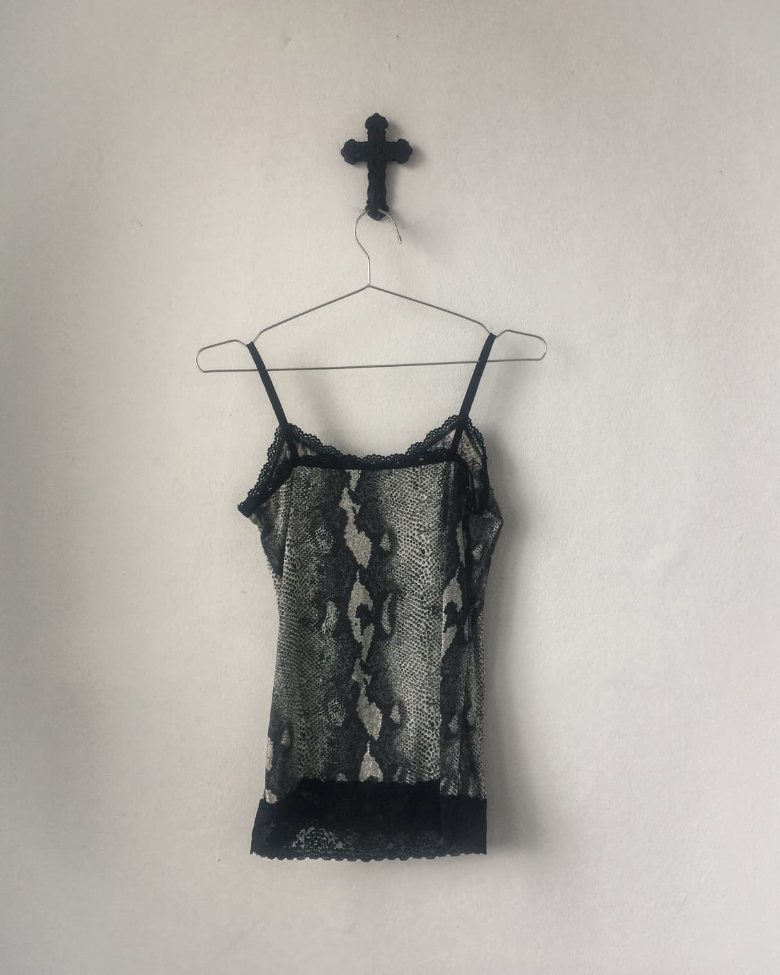 Python pattern lace sleeveless 상품이미지5