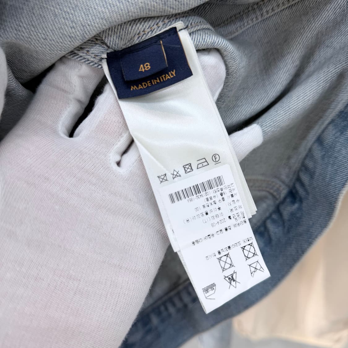 [S+급/48] 24FW 루이비통 LV 데님 트러커 청자켓 상품이미지7