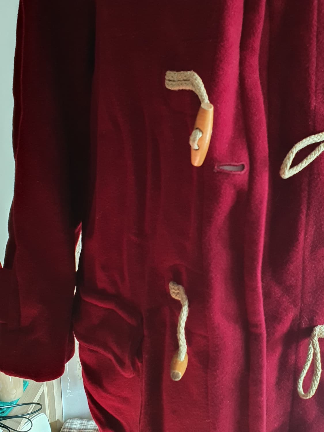 [y2k] 레드 후드 떡볶이 코트 도깨비 여주코트 상품이미지3