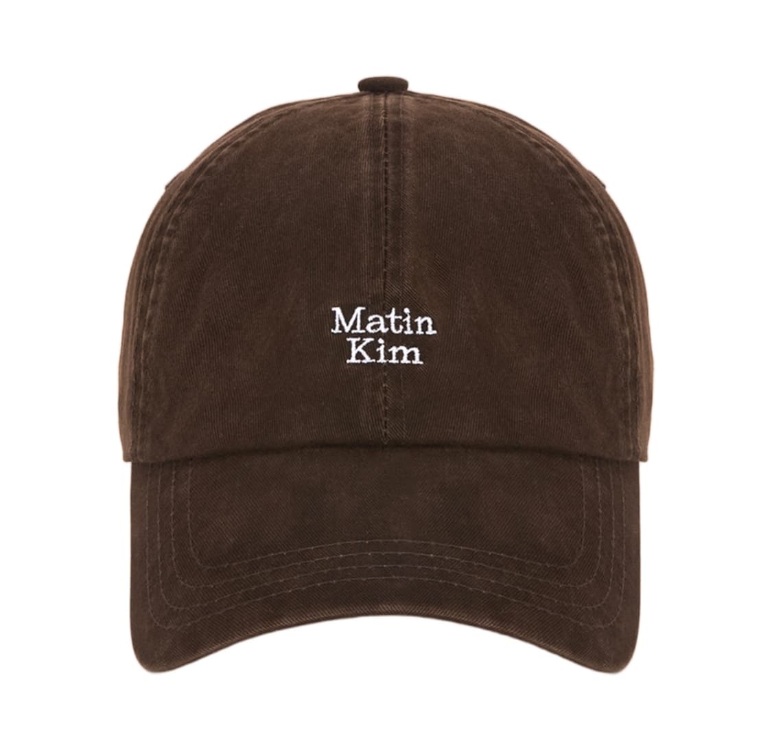 (F)마뗑킴 마틴 미니 로고 볼캡 브라운 상품이미지1
