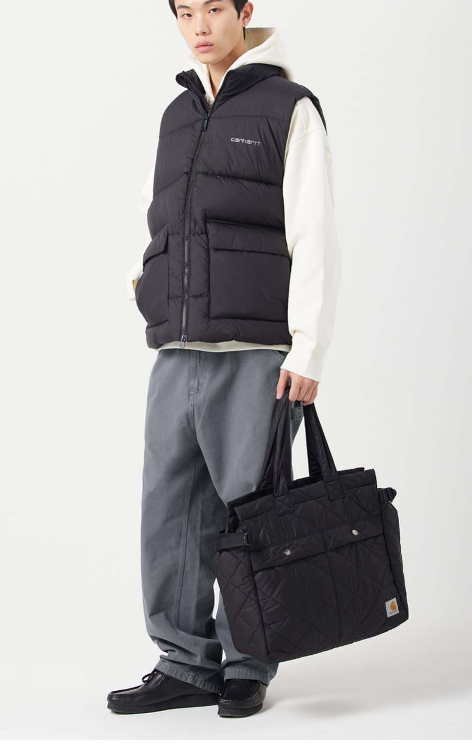 칼하트wip myton tote bag 마이톤 토트백 블랙 상품이미지7