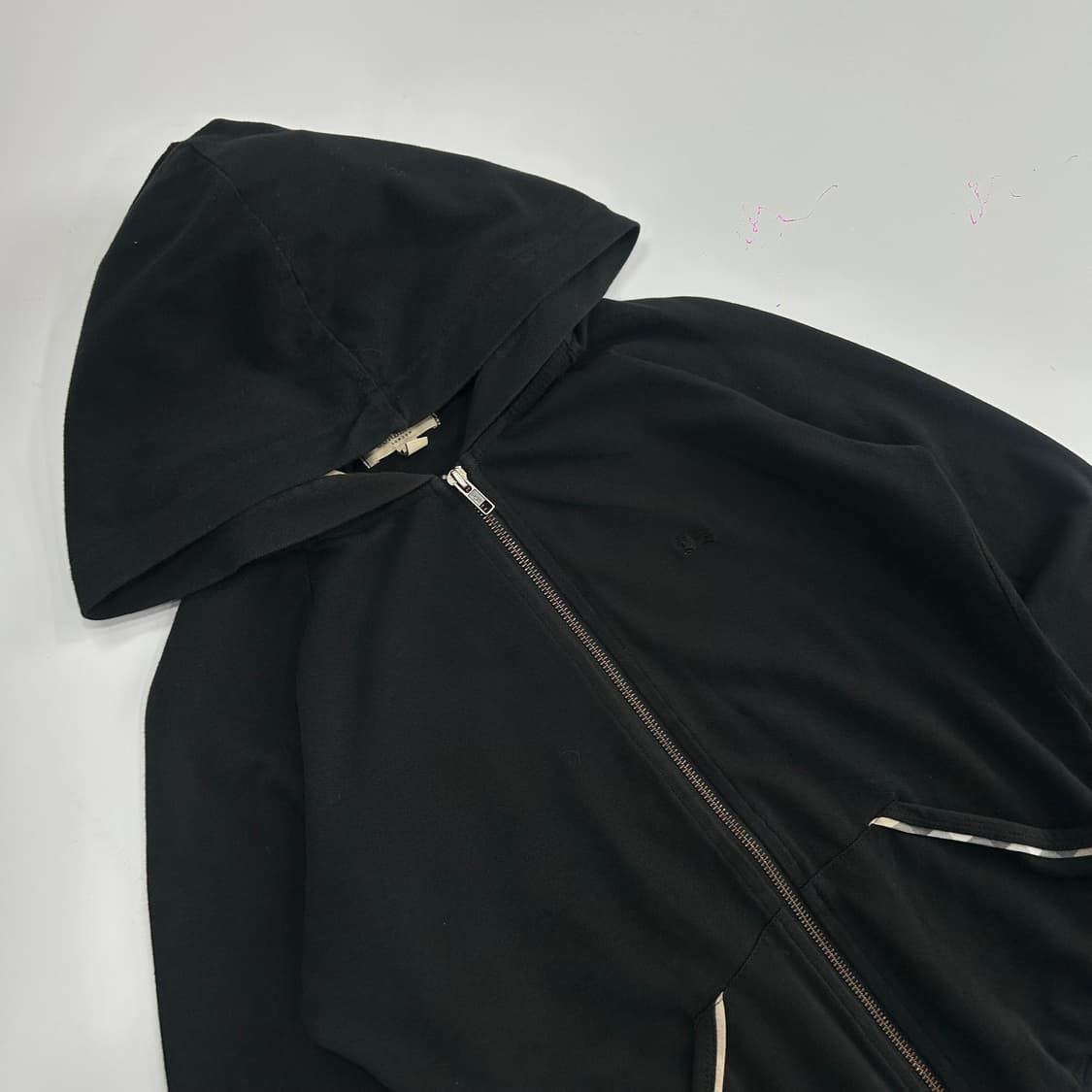 Burberry 버버리 노바체크 블랙 후드집업 상품이미지4