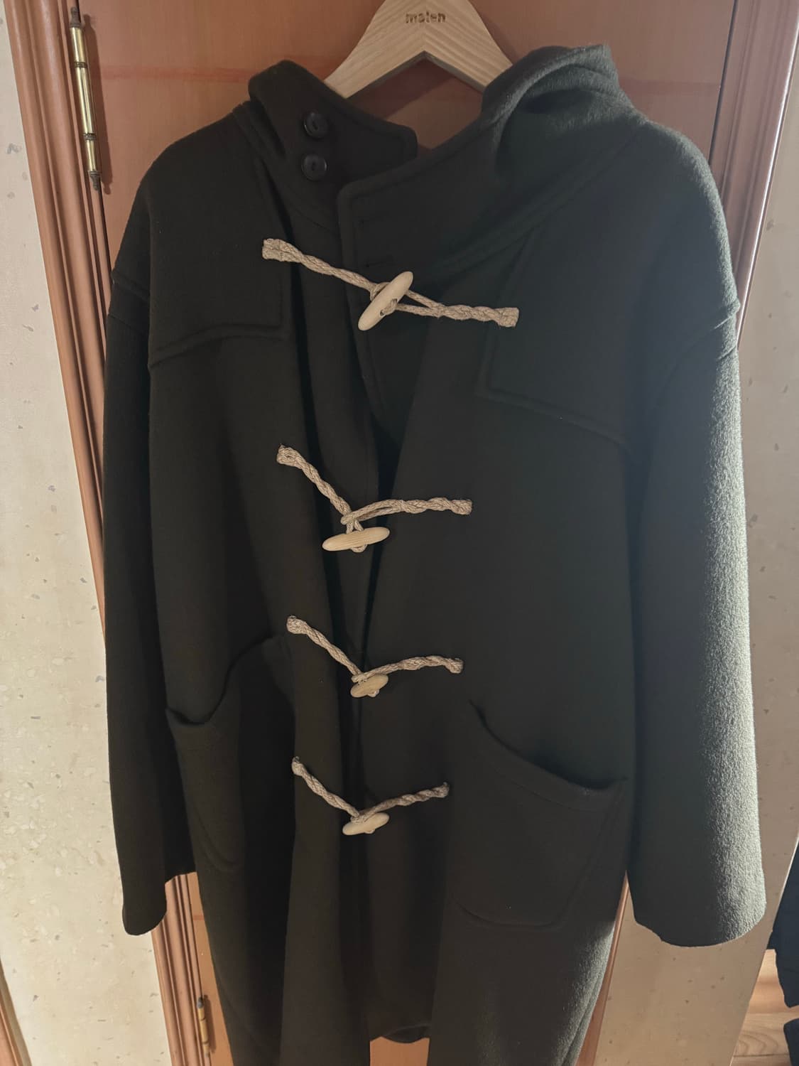 말렌 더플코트 카키 상품이미지1