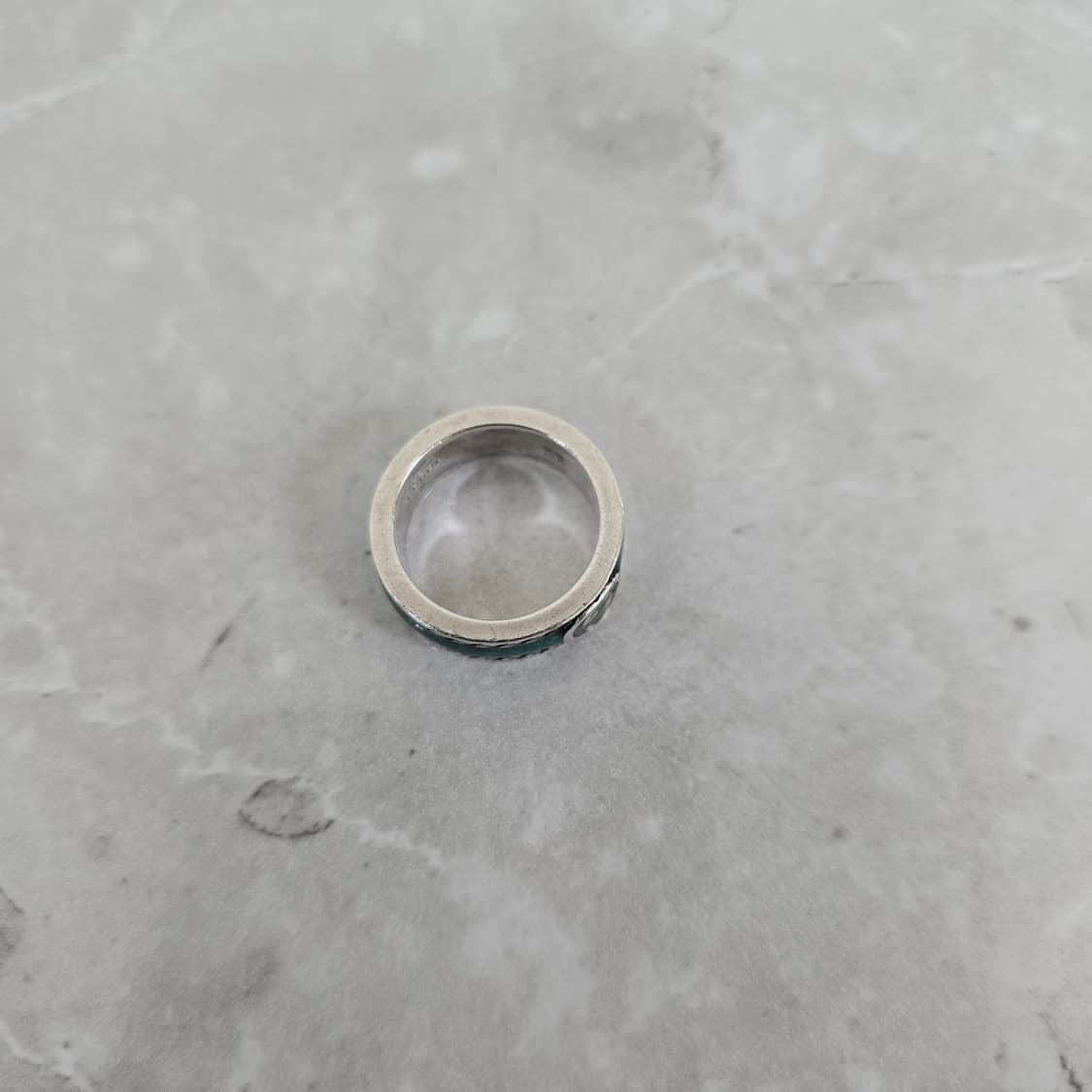 구찌 에나멜 인터로킹 링 반지 10호 판매 상품이미지5