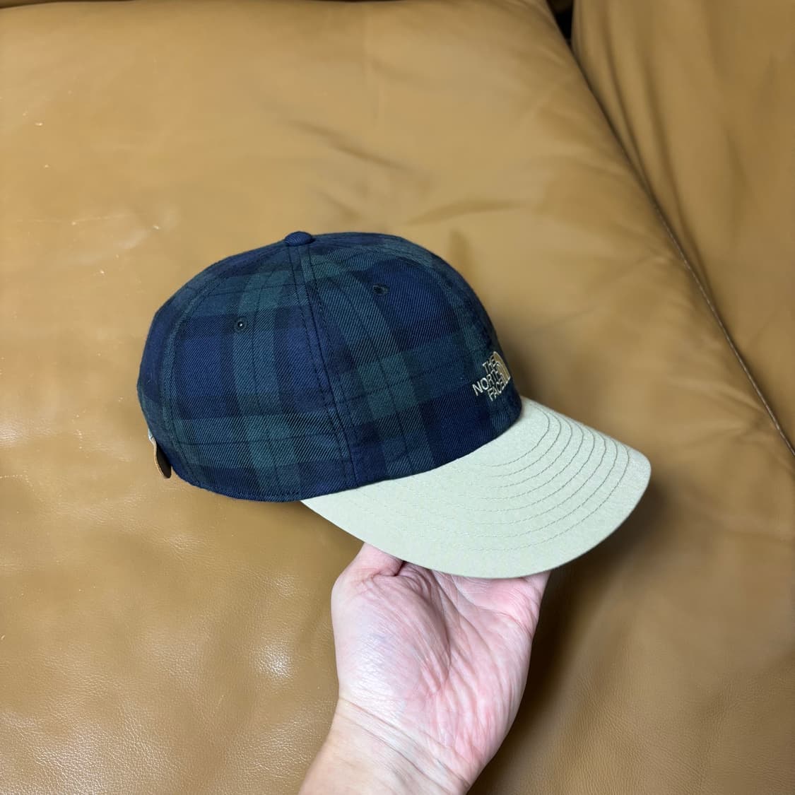 Nanamica 나나미카 노스페이스 퍼플라벨 타탄체크 6패널 볼캡 모자 상품이미지3